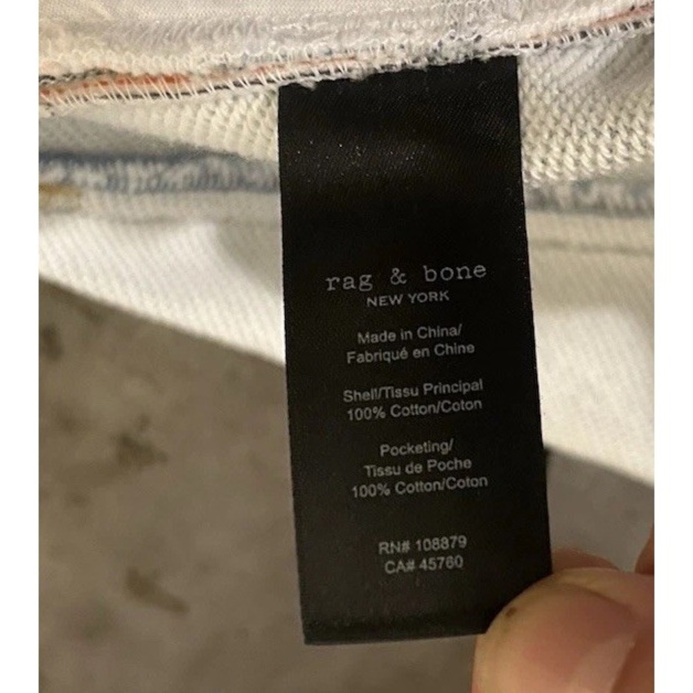 Rag & Bone Miramar Wide Leg Sweatpant Jeans Baggy Comfort Stretch Sz 31 (33x27) - Picture 6 of 13